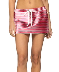 Edikted Women's Psalm Striped Mini Skort