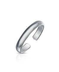 Bling Jewelry Plain Polished Midi Toe Ring or Pinky Ring 925 Silver Sterling Adjustable