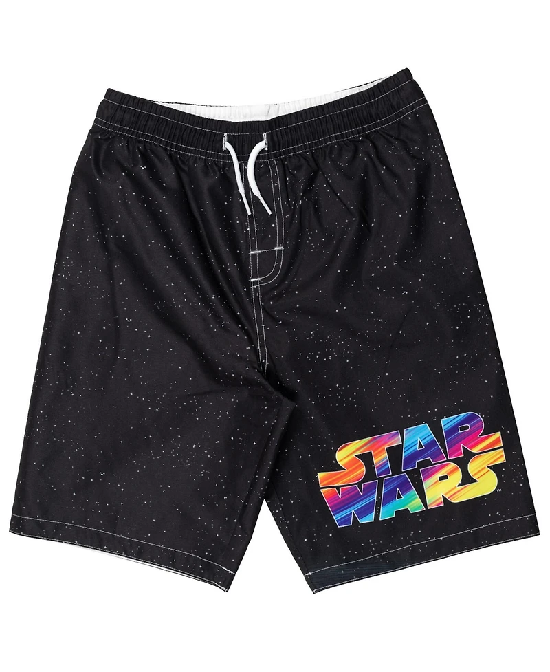 Star Wars Boys Rash Guard and Swim Trunks Outfit Set