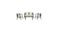 Mondawe Durable and Comfortable Outdoor Seating Set,Suitable for Patios, Lawns, Poolsides
