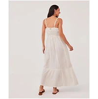 Pact Women's Organic Cotton Coastal Double Gauze Cami Maxi Dress