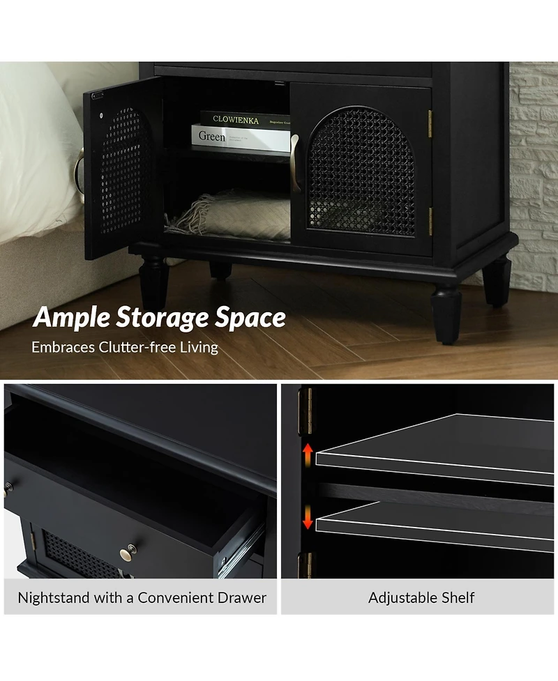 Mauro 27"Tall Nightstand