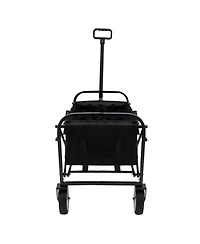 Streamdale Foldable Wagon Cart with Liners Camping, Utility, Grocery