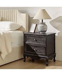 Pallantium Classical 24" Tall 2 - Drawer Nightstand