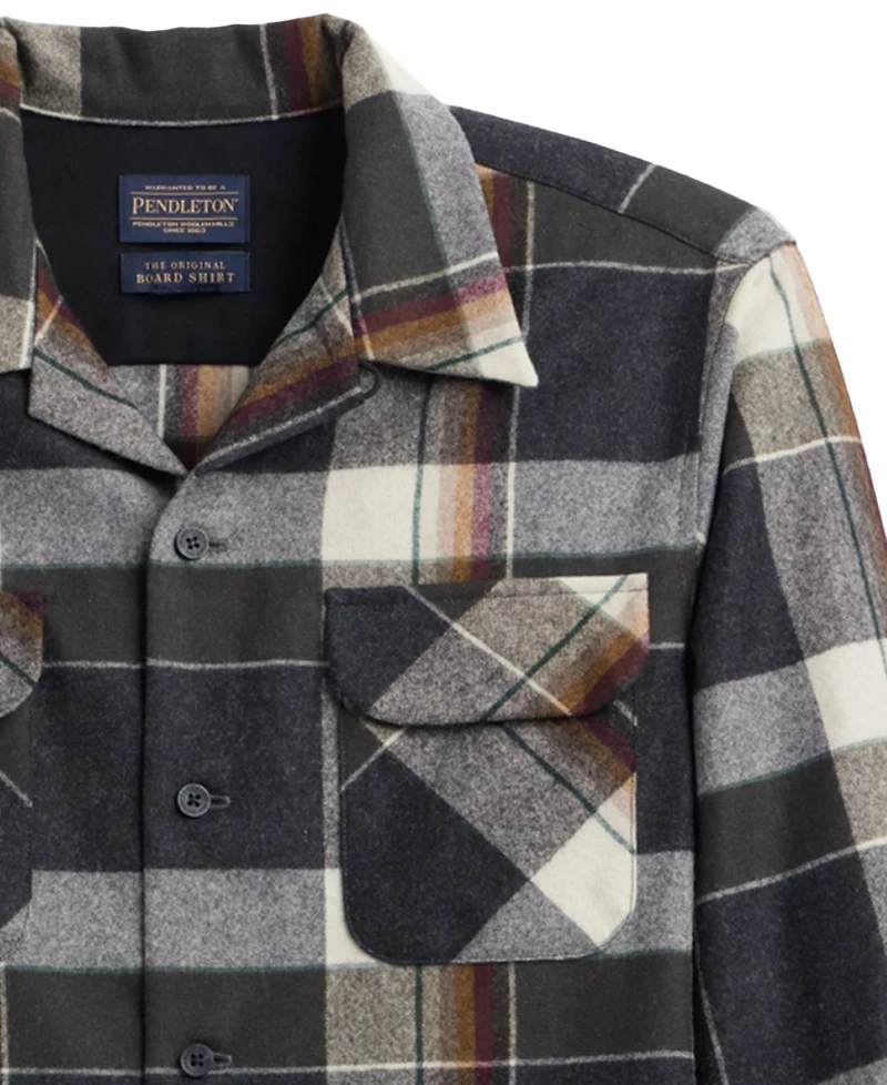 Pendleton Men's Long Sleeve Wool Board Shirt