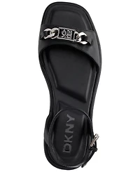Dkny Women's Bacliff Ankle Strap Flats