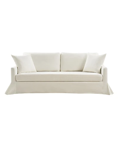 Farmhouse Patrice 80.7" Slipcovered Sofa