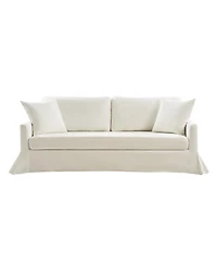 Farmhouse Patrice 80.7" Slipcovered Sofa