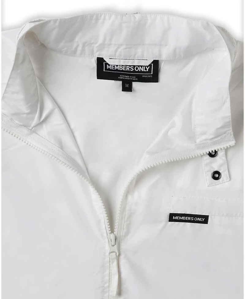 Members Only Men's Windbreaker Packable Jacket