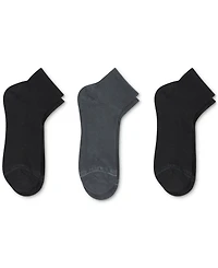 Hanes Men's Originals Premium SuperSoft Ankle Socks, 3-Pack