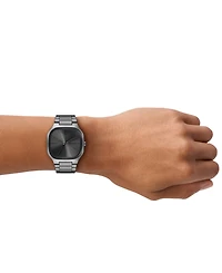 Skagen Men's Mellem Quartz Three-Hand Gray Stainless Steel Watch, 40mm