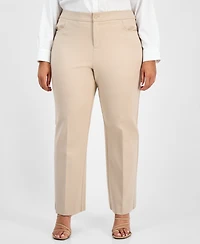 Anne Klein Plus Wide-Leg Trousers