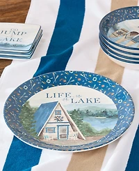 Certified International Wake At The Lake Round Platter