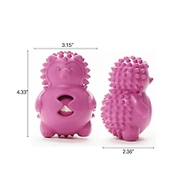Hedgehog with tennis ball Dog Toy