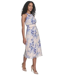 Calvin Klein Women's Printed Sleeveless A-Line Dress