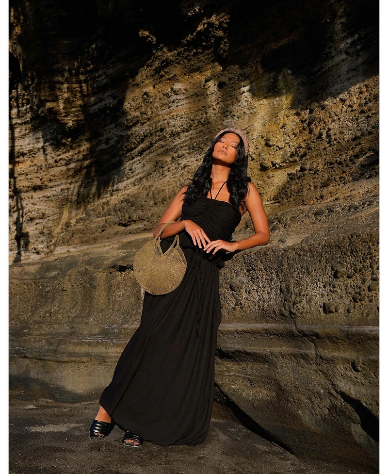 Sol Mesh Wire Tote Bag in Dark Gold
