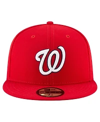 New Era Men's Red Washington Nationals 20th Anniversary 59FIFTY Fitted Hat
