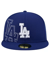 New Era Men's Royal Los Angeles Dodgers Yarn Stitch 59FIFTY Fitted Hat