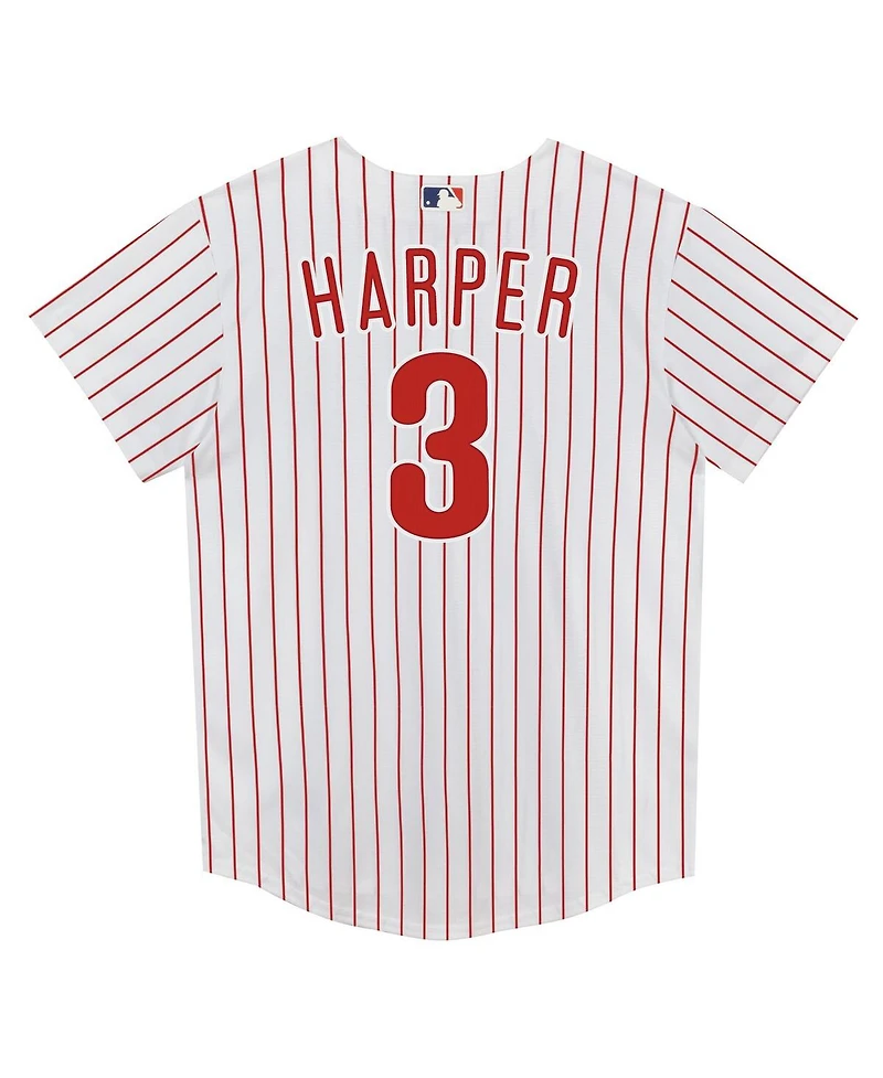 Nike Preschool Bryce Harper White Philadelphia Phillies Home Replica 2.0 Player Jersey