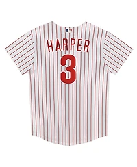 Nike Preschool Bryce Harper White Philadelphia Phillies Home Replica 2.0 Player Jersey
