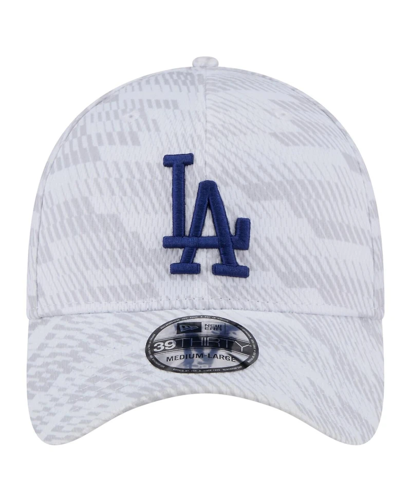 New Era Men's White Los Angeles Dodgers Graded 39THIRTY Flex Hat