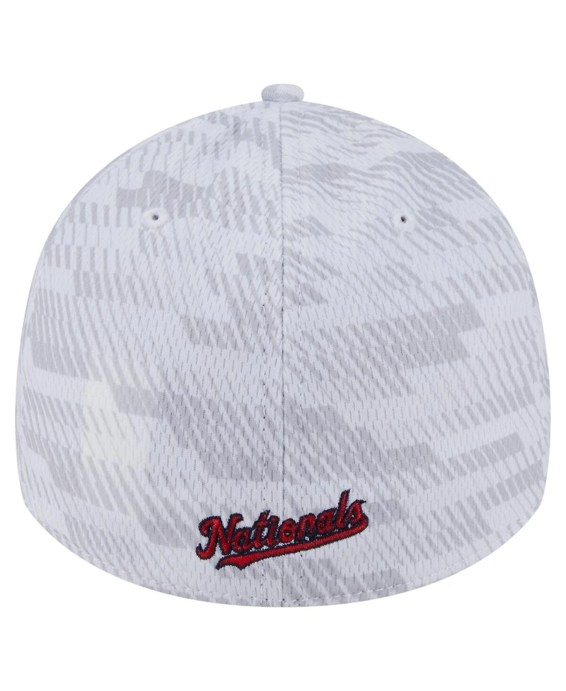 New Era Men's White Washington Nationals Graded 39THIRTY Stretch Fit Hat