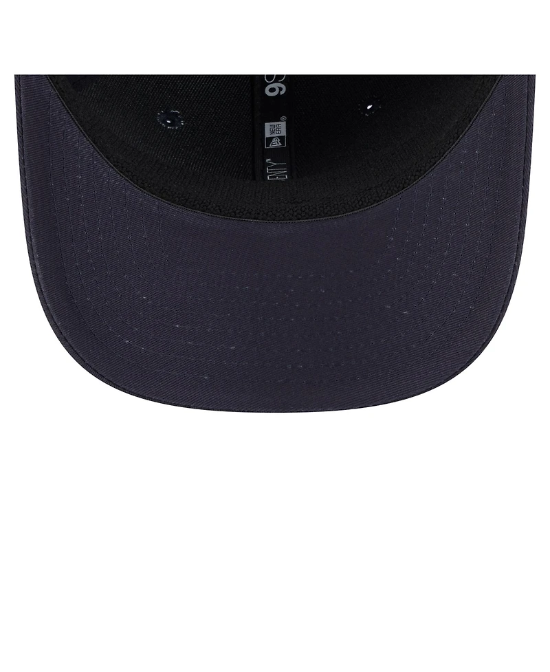 New Era Men's Navy Detroit Tigers Circle Patch 9SEVENTY Stretch-Snap Hat