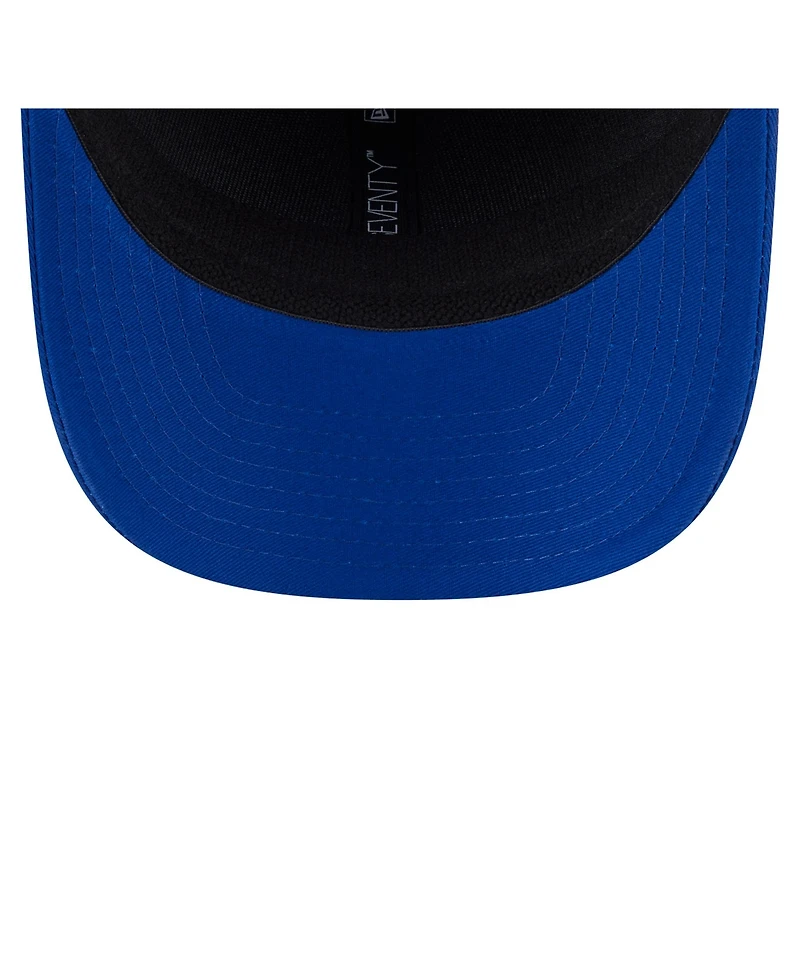 New Era Men's Royal New York Mets Circle Patch 9SEVENTY Stretch-Snap Hat