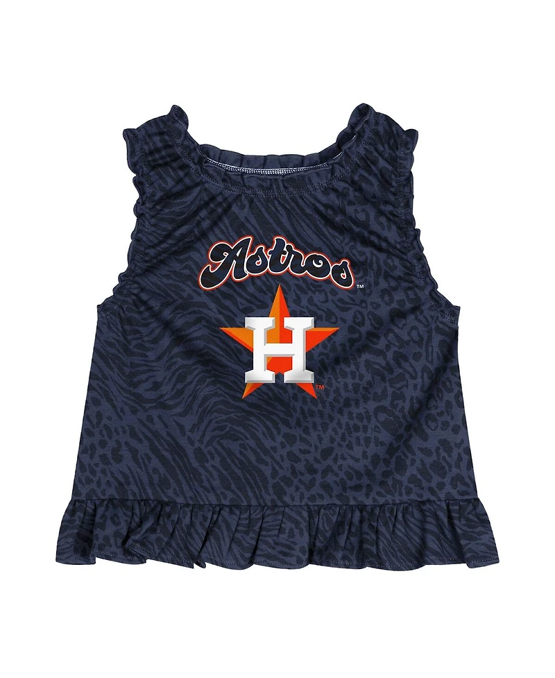 Outerstuff Infant Navy Houston Astros Playground Dress Bloomers Set