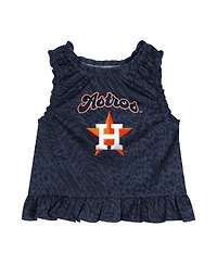 Outerstuff Infant Navy Houston Astros Playground Dress Bloomers Set