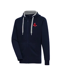 Antigua Men's Navy Boston Red Sox Big Tall Victory Full-Zip Hoodie Jacket