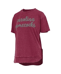 Pressbox Women's Garnet South Carolina Gamecocks Poncho T-Shirt