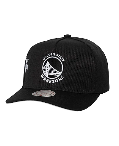 Mitchell & Ness Men's Black Golden State Warriors 2022 Nba Finals Born to Win Pro Crown Adjustable Hat