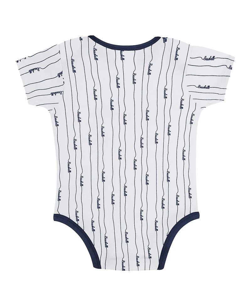 Outerstuff Newborn Infant Gray/White Seattle Mariners Play Ball Bodysuit Set 2-Pack