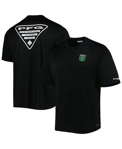 Columbia Men's Black Austin Fc Terminal Tackle Omni-Shade T-Shirt