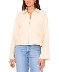 Vince Camuto Women's Point-Collar Zip-Front Jacket