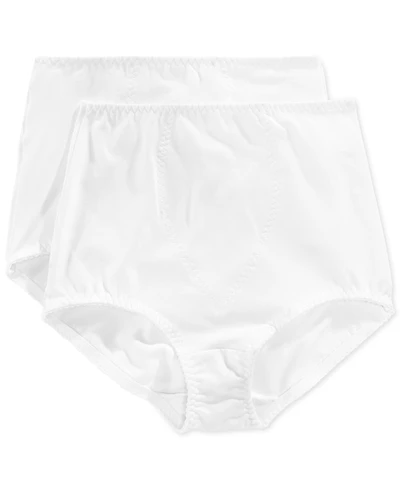 Bali Women's Light Tummy-Control Cotton 2-Pack Brief Underwear X037