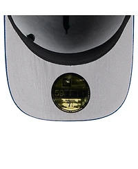 New Era Men's Black/Royal Indianapolis Colts 2025 Nfl Draft On Stage A-Frame 59FIFTY Fitted Hat