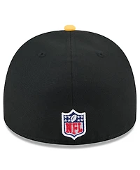 New Era Men's Black/Yellow Pittsburgh Steelers 2025 Nfl Draft On Stage A-Frame 59FIFTY Fitted Hat