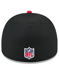 New Era Men's Black/Red Atlanta Falcons 2025 Nfl Draft On Stage A-Frame 59FIFTY Fitted Hat