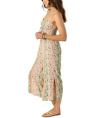O'Neill Juniors' Keiko Cora Floral Cropped Jumpsuit