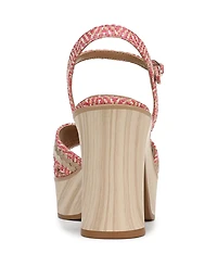 Naturalizer Women's Katalina Block Heel Square Toe Platform Sandals