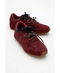 Selena Suede Leather Sneakers (Women)