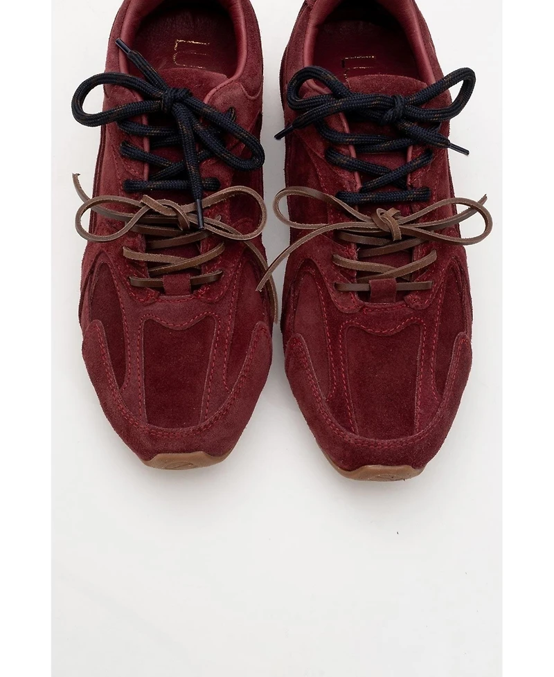 Selena Suede Leather Sneakers (Women)