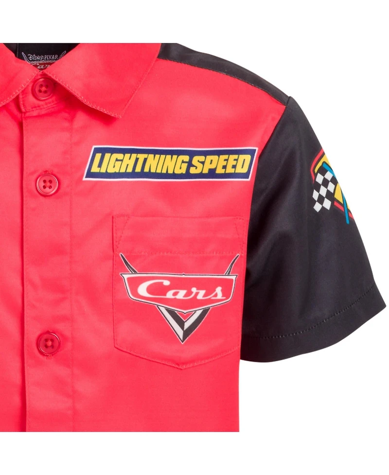 Cars Baby Boys Disney Toy Story Mickey Mouse Nightmare Before Christmas Button Down Shirt