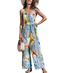Cupshe Women's Daisy Breeze Floral Jumpsuit