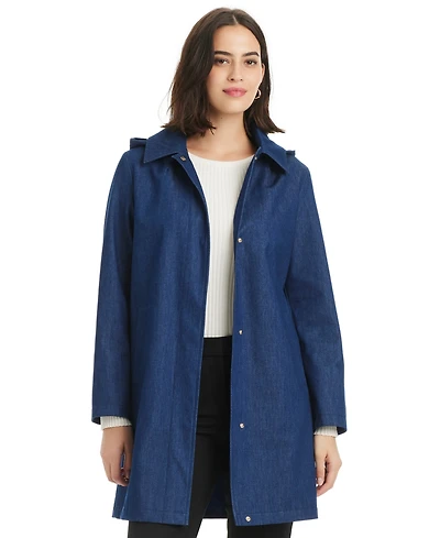 Kate Spade New York Women's Hooded A-Line Coat