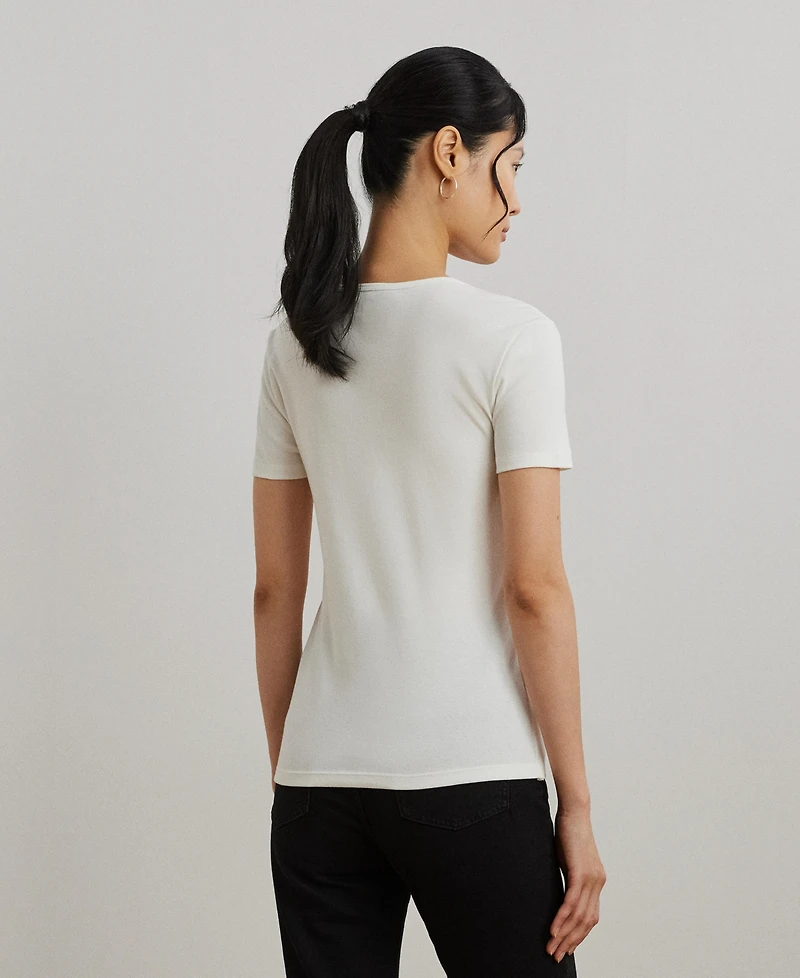 Lauren Ralph Stretch Knit T-Shirt, Regular & Petite