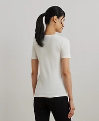 Lauren Ralph Stretch Knit T-Shirt, Regular & Petite