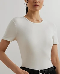 Lauren Ralph Stretch Knit T-Shirt, Regular & Petite